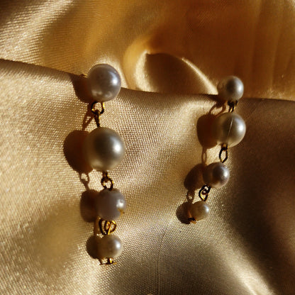 Pearl Drop Earrings | Lavish Adorn.