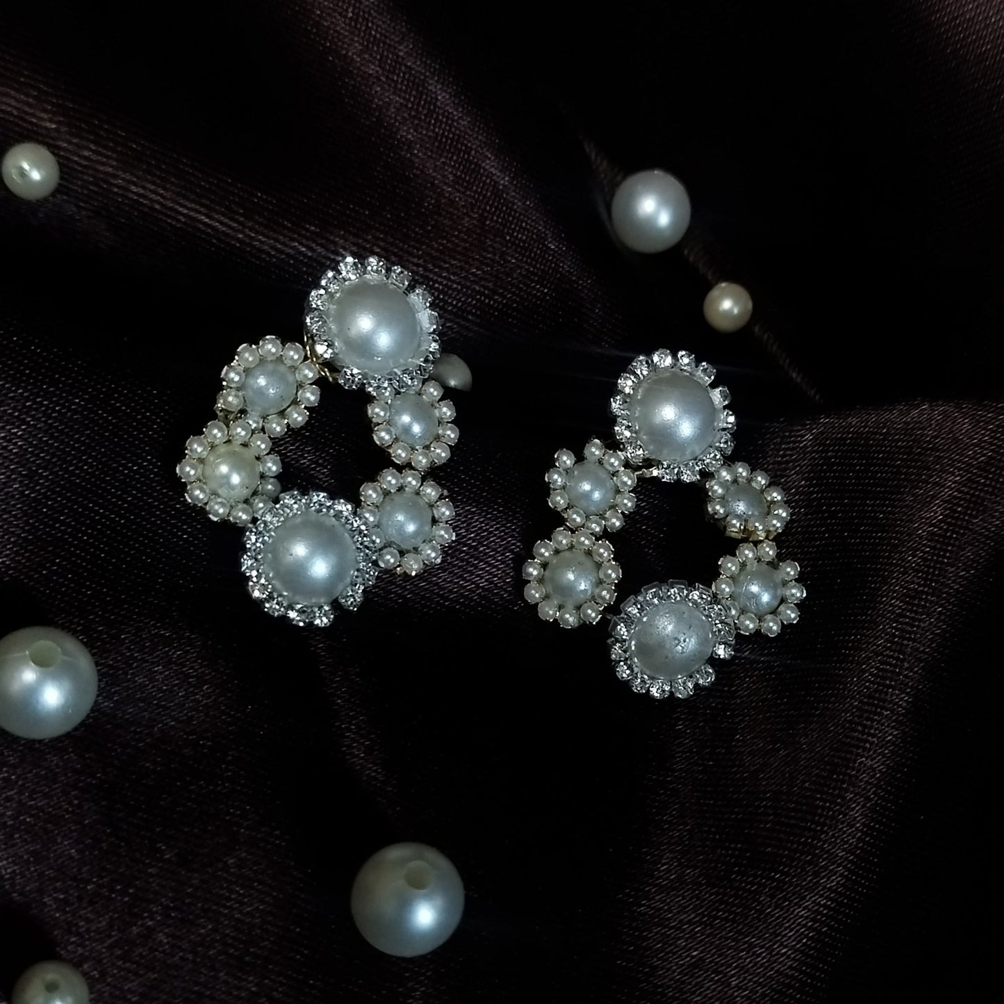 Pearl Stud Earrings | Lavish Adorn.