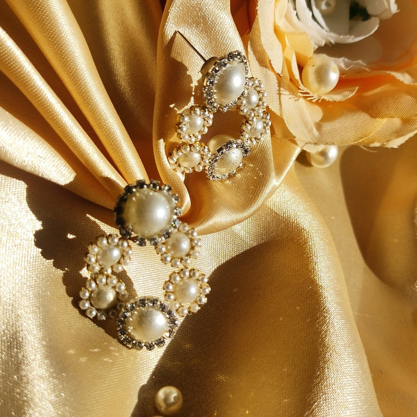 Pearl Stud Earrings | Lavish Adorn.