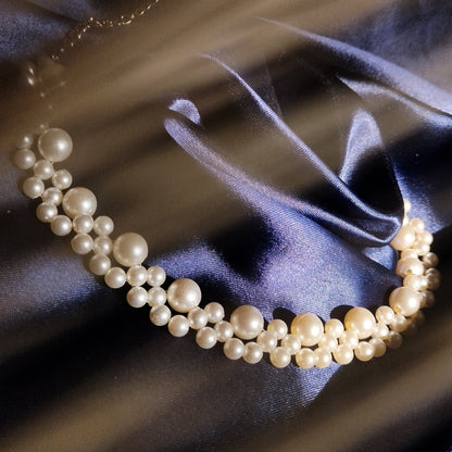 White Pearls Choker Necklace | Lavish Adorn.